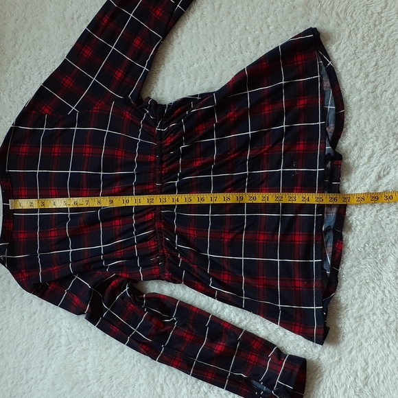 Eden and Olivia Womans Maternity Plaid Top XL - Picture 10 of 12